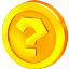 Question Coin Icon 64x64 png